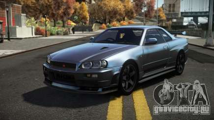 Nissan Skyline R34 Dezro для GTA 4
