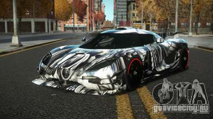 Koenigsegg Agera One Toshimy S4 для GTA 4