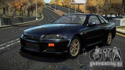 Nissan Skyline R34 Botraf для GTA 4