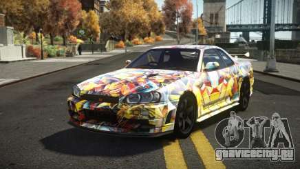 Nissan Skyline R34 Dezro S1 для GTA 4