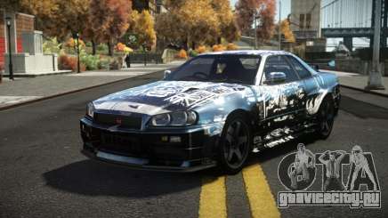 Nissan Skyline R34 Dezro S13 для GTA 4