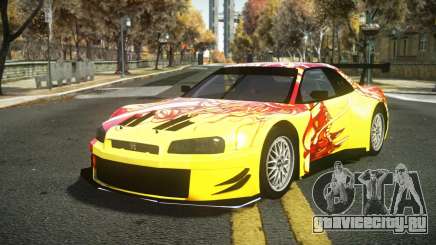 Nissan Skyline R34 Dibofas S12 для GTA 4