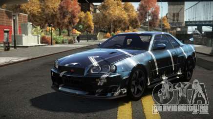 Nissan Skyline R34 Dezro S2 для GTA 4