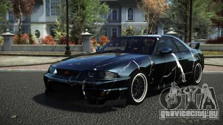 Nissan Skyline R33 Hikoshi S6 для GTA 4