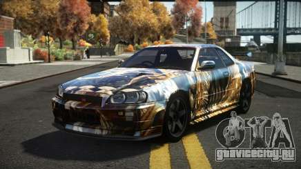 Nissan Skyline R34 Dezro S10 для GTA 4
