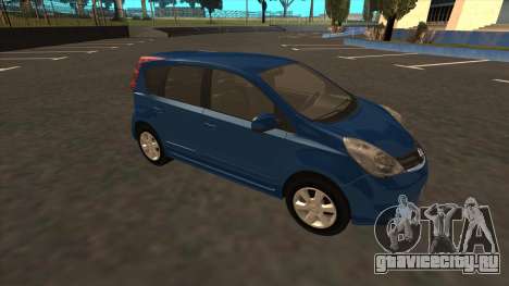 Nissan Note 2011 [IVF] для GTA San Andreas
