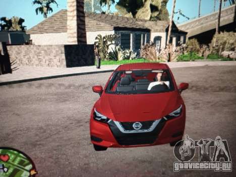 Nissan Versa 2022 для GTA San Andreas