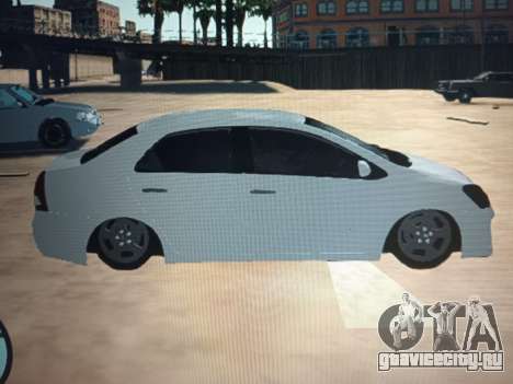 Toyota Etios Sedan (al piso) для GTA San Andreas