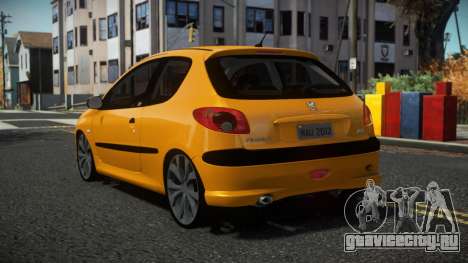 Peugeot 206 CT6-Hl для GTA 4
