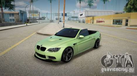 Bmw E93 335 Non-Facelift для GTA San Andreas