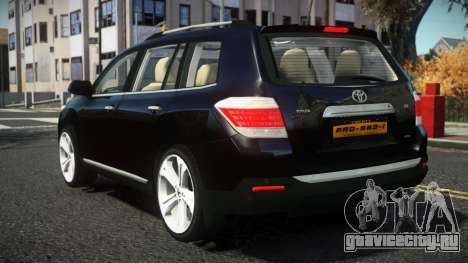 Toyota Highlander Faset для GTA 4