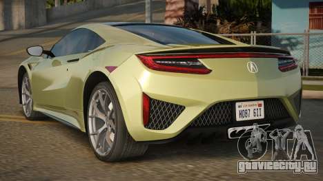 Acura NSX DTR для GTA San Andreas