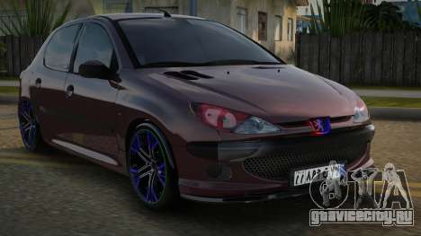 Peugeot 206 RS для GTA San Andreas