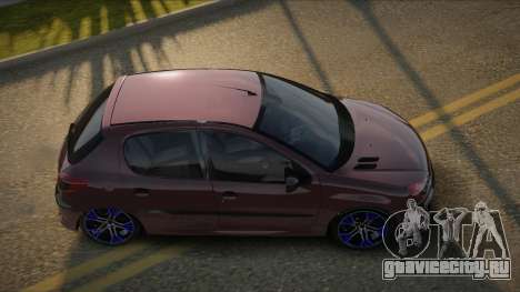 Peugeot 206 RS для GTA San Andreas