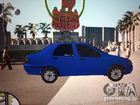 Fiat Siena 1997 New для GTA San Andreas