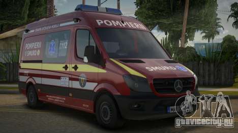 Mercedes-Benz Sprinter W906 Romanian Ambulance для GTA San Andreas