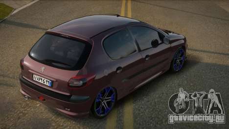 Peugeot 206 RS для GTA San Andreas