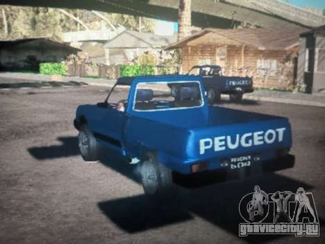 Peugeot 504 Pick Up (mejorado) для GTA San Andreas