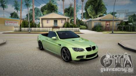 Bmw E93 335 Non-Facelift для GTA San Andreas