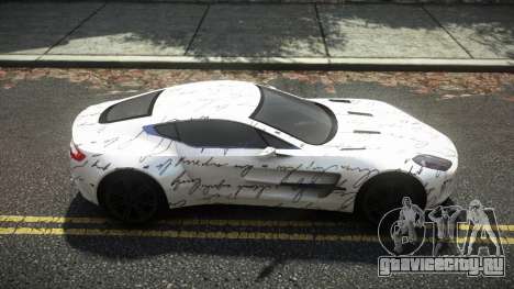 Aston Martin One-77 Ubamy S8 для GTA 4
