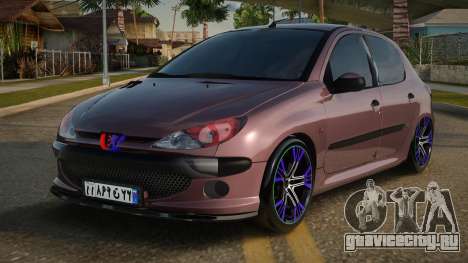 Peugeot 206 RS для GTA San Andreas