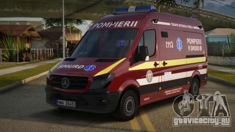 Mercedes-Benz Sprinter W906 Romanian Ambulance для GTA San Andreas