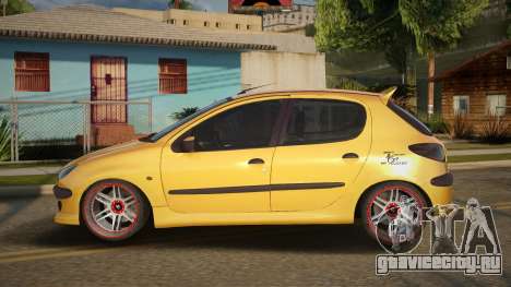 Peugeot 206 Tyho для GTA San Andreas