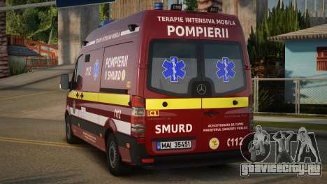 Mercedes-Benz Sprinter W906 Romanian Ambulance для GTA San Andreas