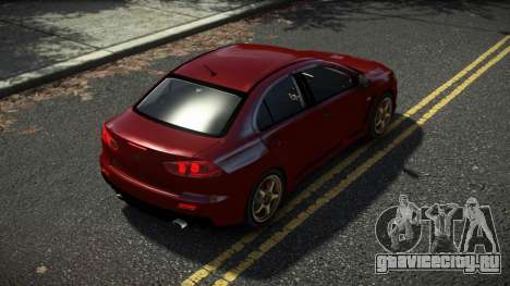Mitsubishi Lancer Evo X Blaurs для GTA 4