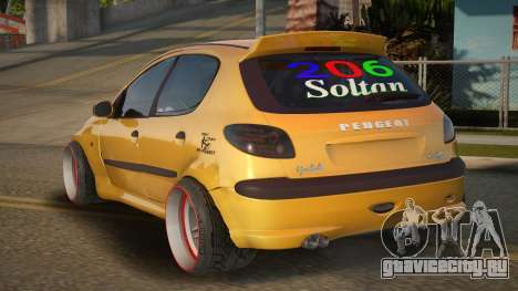 Peugeot 206 Tyho для GTA San Andreas