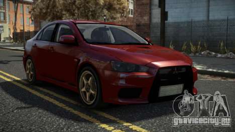 Mitsubishi Lancer Evo X Blaurs для GTA 4