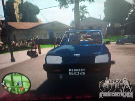 Peugeot 504 Pick Up (mejorado) для GTA San Andreas