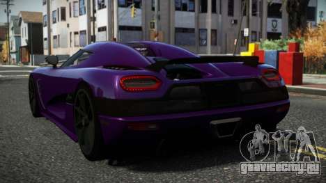 Koenigsegg Agera Bliora для GTA 4