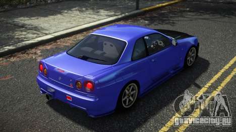 Nissan Skyline R34 Tolab для GTA 4