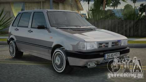 Fiat Uno 70S Etiket для GTA San Andreas