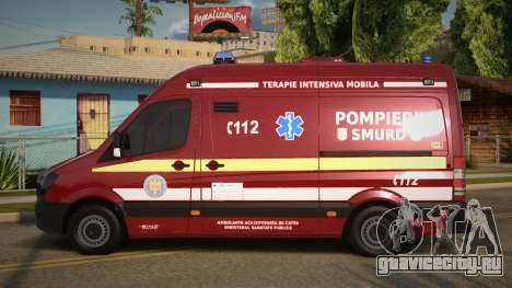 Mercedes-Benz Sprinter W906 Romanian Ambulance для GTA San Andreas