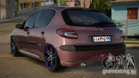 Peugeot 206 RS для GTA San Andreas