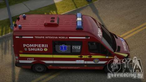 Mercedes-Benz Sprinter W906 Romanian Ambulance для GTA San Andreas