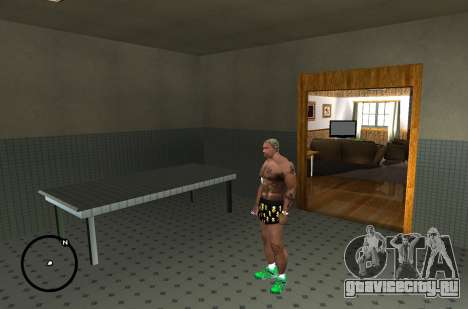 Чёрные трусы со знаком доллар для GTA San Andreas