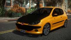Peugeot 206 CT6-Hl для GTA 4