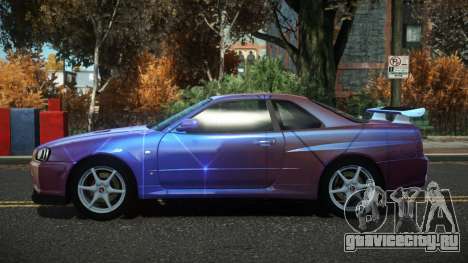 Nissan Skyline R34 Drujo S8 для GTA 4