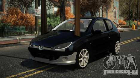 Peugeot 206 Zaserf для GTA 4