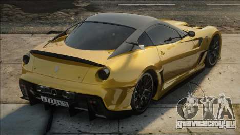 Ferrari 599XX Evo Yellow для GTA San Andreas