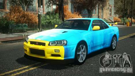 Nissan Skyline R34 Drujo S7 для GTA 4