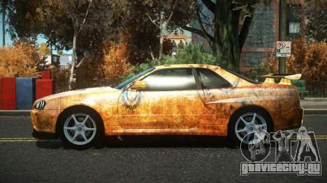 Nissan Skyline R34 Drujo S9 для GTA 4