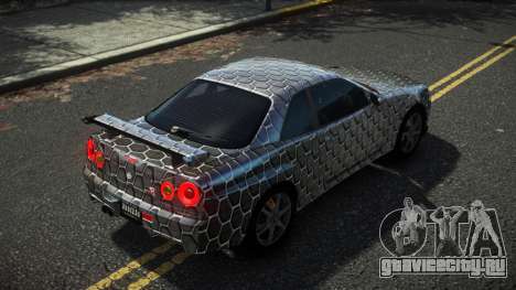 Nissan Skyline R34 Cusvar S8 для GTA 4