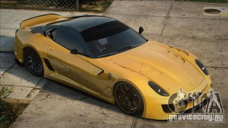 Ferrari 599XX Evo Yellow для GTA San Andreas