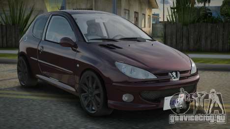 Peugeot 206 Tascoly для GTA San Andreas