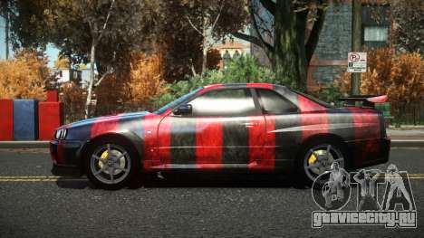Nissan Skyline R34 Cusvar S12 для GTA 4