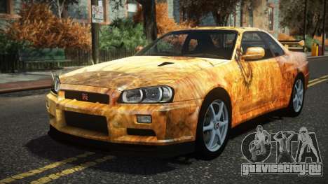 Nissan Skyline R34 Drujo S9 для GTA 4